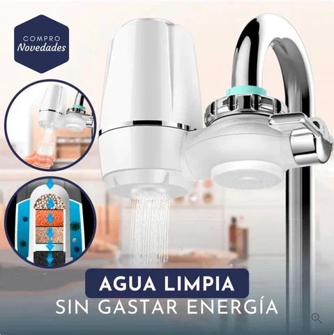 AquaPure™ - Filtro Purificador de Agua para Grifo